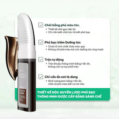 Dầu gội phủ bạc Weilaiya Nâu – Che phủ tóc bạc tự nhiên & dưỡng tóc mềm mượt