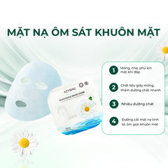 Mặt nạ Keyshu Cúc La Mã – Cấp ẩm, làm dịu & phục hồi cho da nhạy cảm
