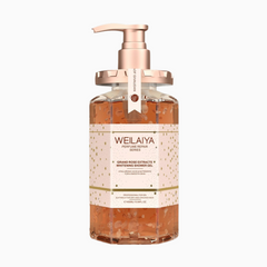 Sữa tắm dưỡng trắng da Weilaiya Hoa hồng Damask – Làm sạch & dưỡng sáng da toàn thân