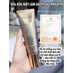 Sữa rửa mặt Weilaiya Deep Cleansing & Repairing – Làm sạch sâu & phục hồi da khỏe mịn