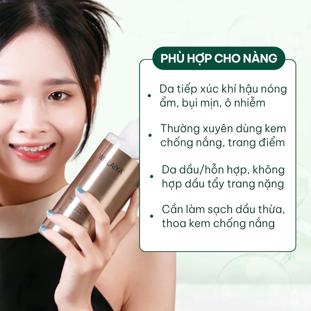 Nước tẩy trang dưỡng ẩm Weilaiya – Làm sạch sâu & phục hồi độ ẩm tự nhiên cho da