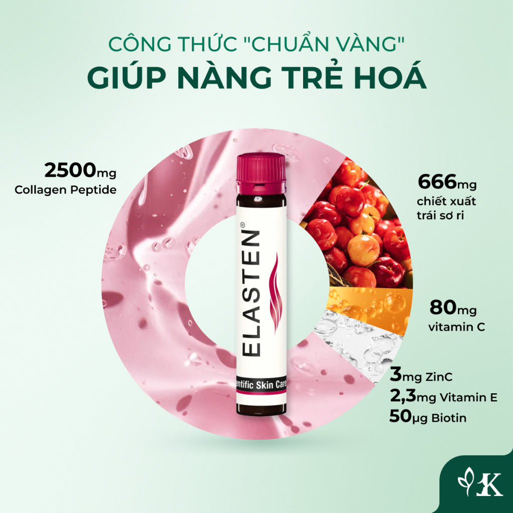 Collagen Elasten – Dưỡng da căng mịn & hỗ trợ chống lão hóa từ bên trong