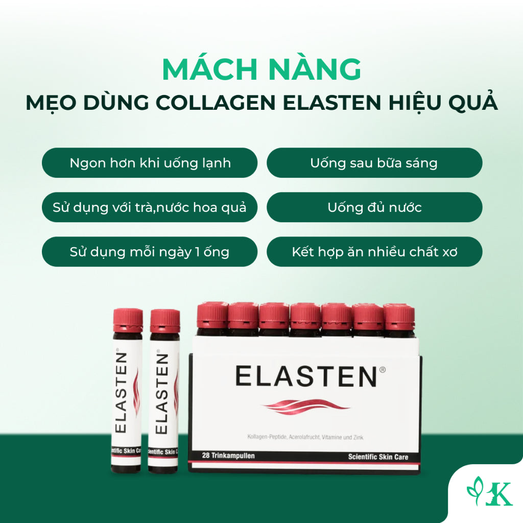Collagen Elasten – Dưỡng da căng mịn & hỗ trợ chống lão hóa từ bên trong
