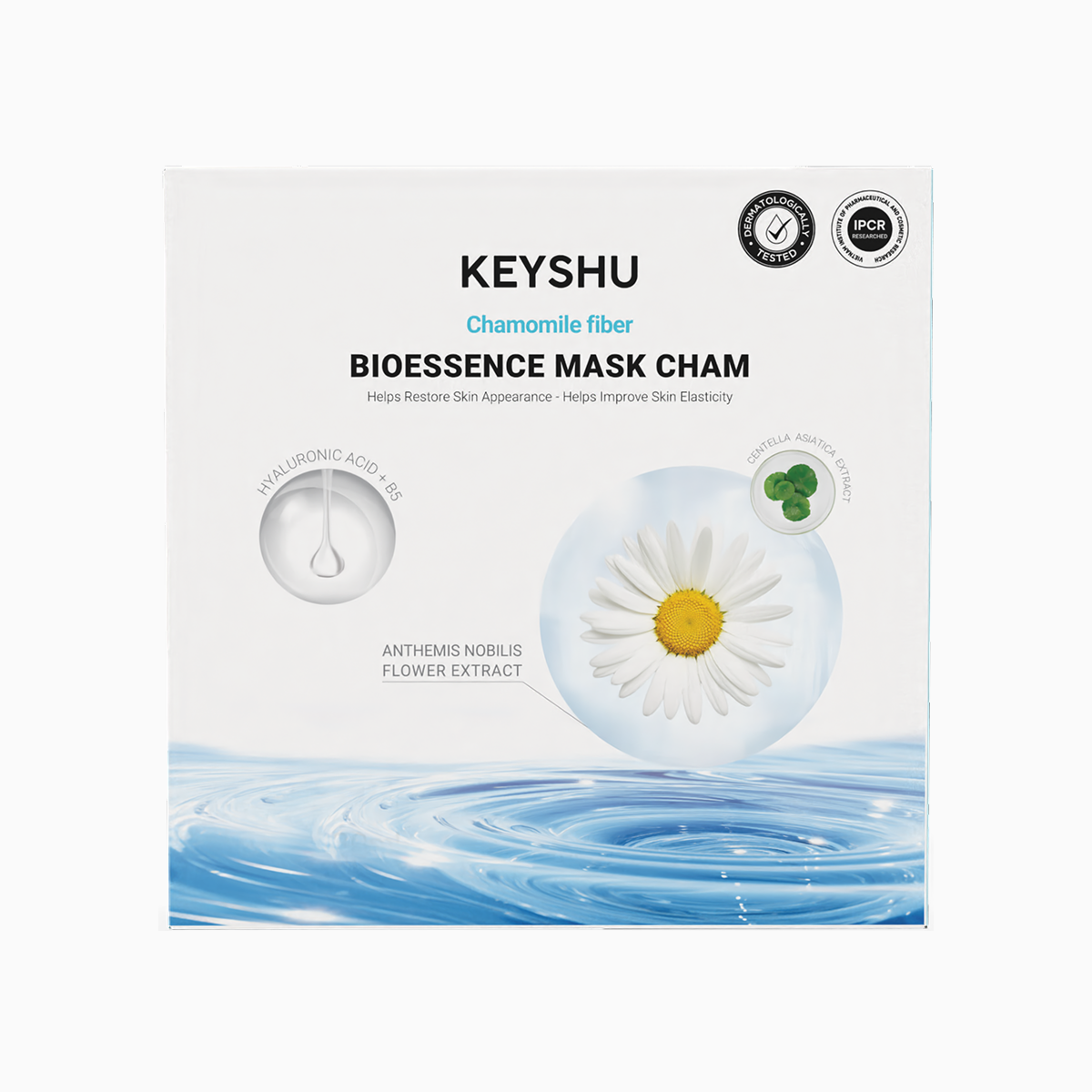 Mặt nạ Keyshu Cúc La Mã – Cấp ẩm, làm dịu & phục hồi cho da nhạy cảm