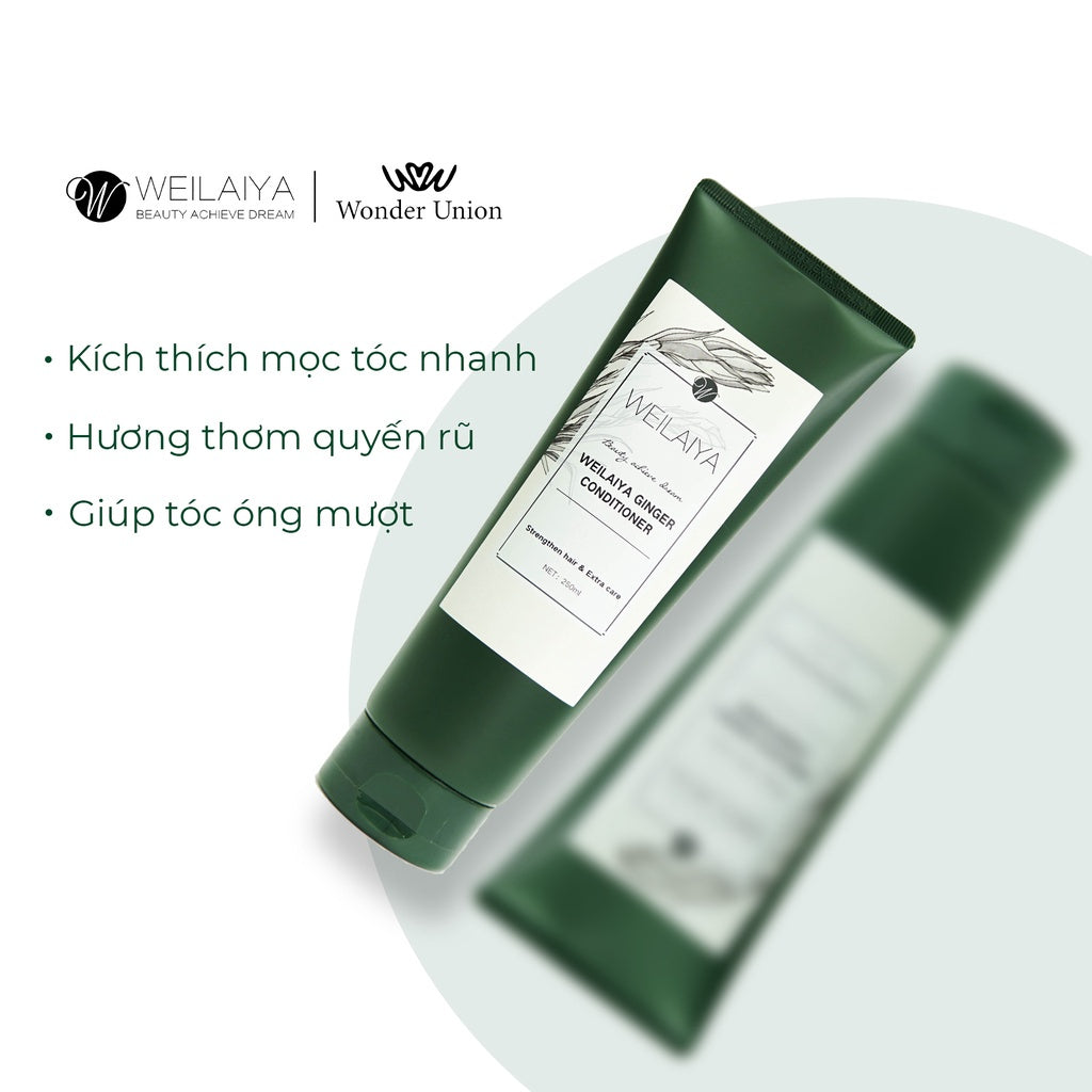 Dầu xả Weilaiya Gừng Vân Nam – Nuôi dưỡng & kích thích mọc tóc