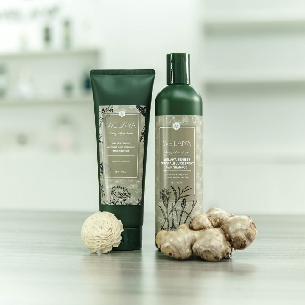 Dầu xả Weilaiya Gừng Hà Thủ Ô – Dưỡng tóc dày & kích thích mọc tóc