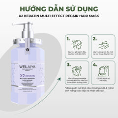 Dầu hấp tóc phục hồi đa tầng Weilaiya – Phục hồi chuyên sâu & nuôi dưỡng tóc hư tổn